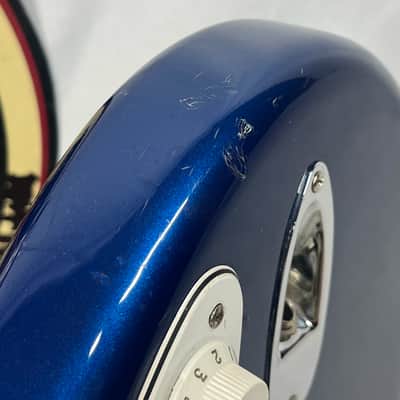 Fender Standard Stratocaster Strat Electric Guitar MIM - Made in Mexico - Electron Blue image 23
