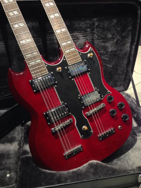 Epiphone SG G-1275 Double Neck Cherry image 1
