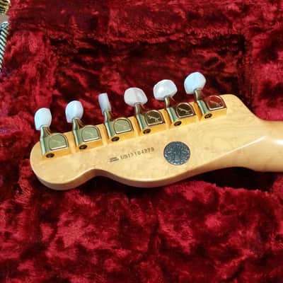 Fender American Select Telecaster Thinline with Gold Hardware 2013 Violin Burst image 8