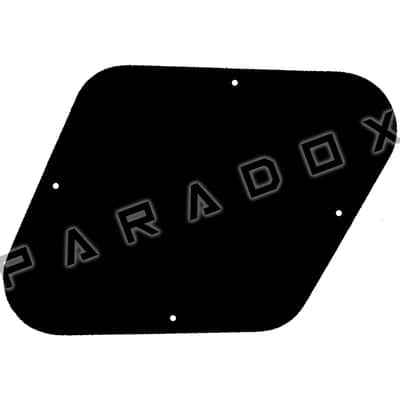 Custom Back Plate For 2019 - 2024 D 'Angelico Deluxe Brighton Limited-Edition - Solid Matte Black Thin .060"