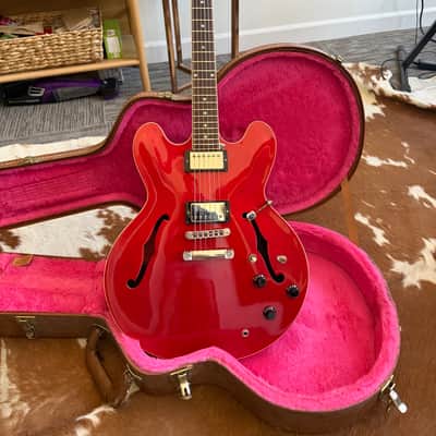 2013 Gibson Memphis ES-335 Dot - Cherry Red w/ OHSC - Pro Headstock Repair, Fresh Setup & Fret Crown image 1