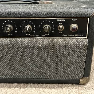 Traynor YBA-1A Bass Master Mark II 90-Watt Guitar Amp Head 1970s - Black image 3
