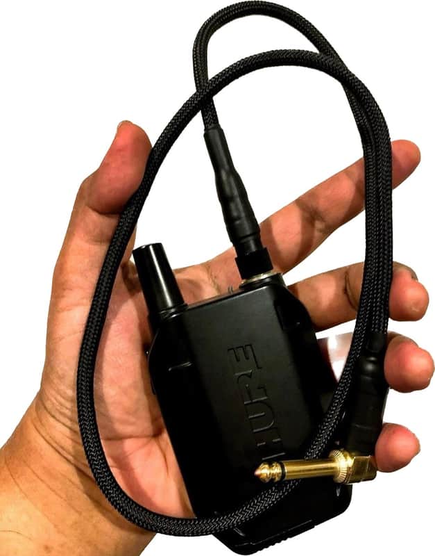 David Laboga / HiEnd Guitar Cable for Wireless Shure 77cm / 30,3''/ Locking Mini XLR 4pin / WA305 use by SCORPIONS, Steve Stevens, ERIC GALES image 1