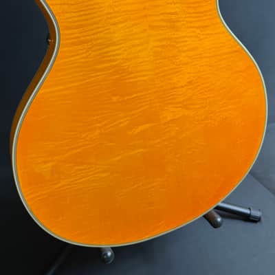 D'Angelico Excel DC Semi-Hollow Body Electric Guitar Amber Finish w/ OHSC image 11