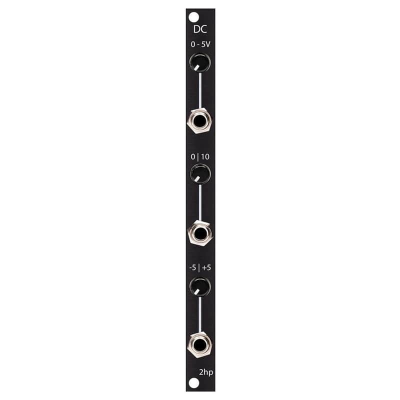 2hp DC Eurorack Voltage Offset Generator Module (Black) image 1