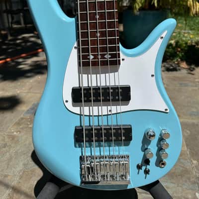 Fodera Monarch Custom 2020 - Blue image 4