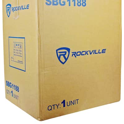 (2) Rockville SBG1188 18" Pro DJ PA Subwoofers+5000w 2-Channel Amplifier+Cables image 9