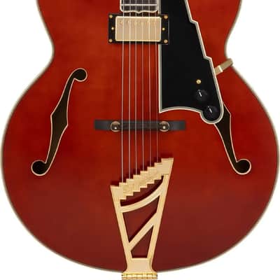 D'Angelico Excel EXL-1 Hollowbody Electric Guitar - Walnut Stain Limited Rare (already changed) image 2