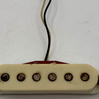 Fender Red Bottom Stratocaster Single Coil Pickup Vintage 1982 - White image 2