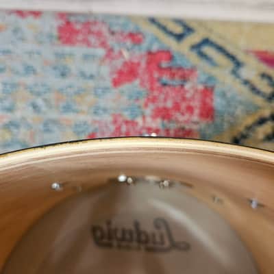 Ludwig Club Date USA 18-14-10" Maple/Poplar 7-ply Shells - Black/Gold Duco image 11