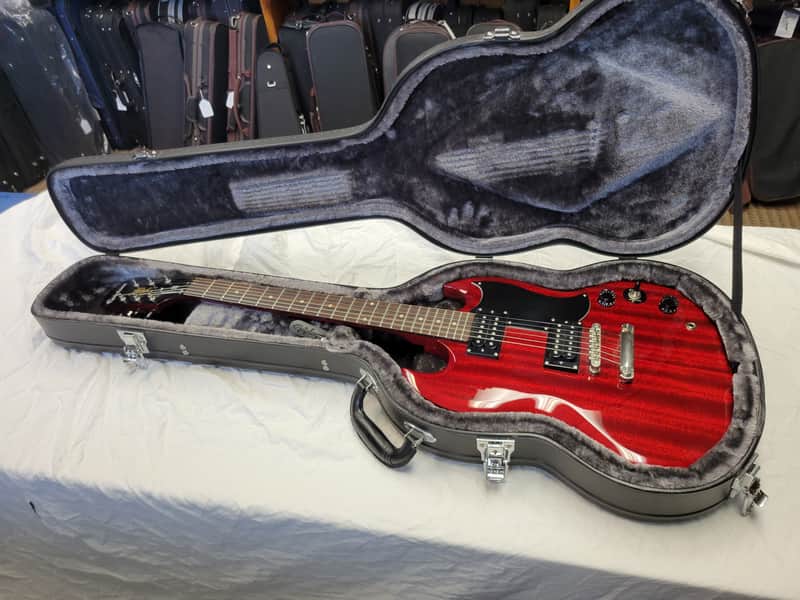 Epiphone SG Special Electric Guitar in Cherry Red W/ Hardshell Case image 1