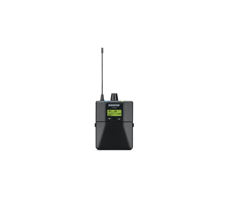 Shure P3RA Professional Wireless Bodypack Receiver for PSM 300 In-Ear Monitor System - G20 488-512 MHZ image 1