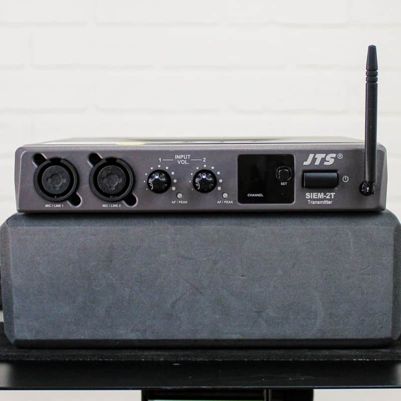 Preowned JTS SIEM-2T Wireless Receiver w/ 4 SIEM-2R Transmitters & Power Supply image 1