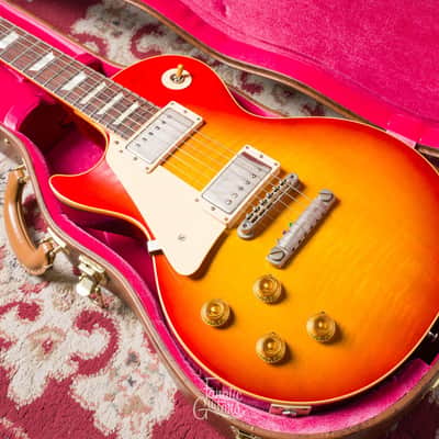 Gibson Les Paul Standard 58' Reissue Left-Handed - Washed Cherry Sunburst VOS #871490 Second Hand image 4