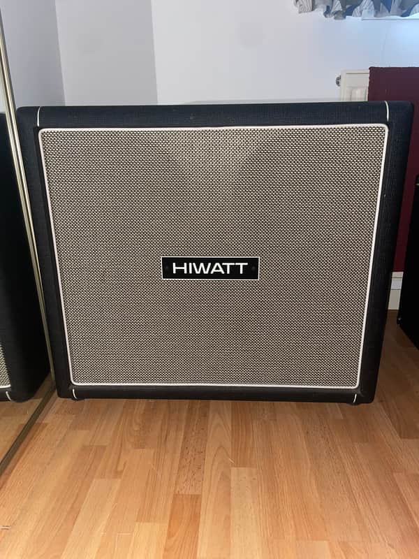 Hiwatt SE410F - Fane loaded 4x10 bass cabinet 2012 - Black Hiwatt Tolex image 1