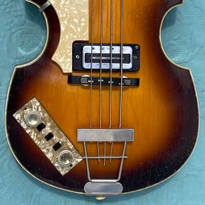 Hofner 500/1 Violin Bass '72/73 - Sunburst LEFTY image 2