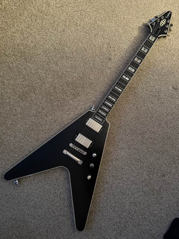 Epiphone Prophecy Flying V (aged black) image 1