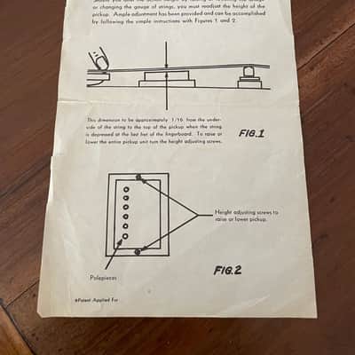 GIBSON HUMBUCKING PICKUP ADJUSTMENT image 1