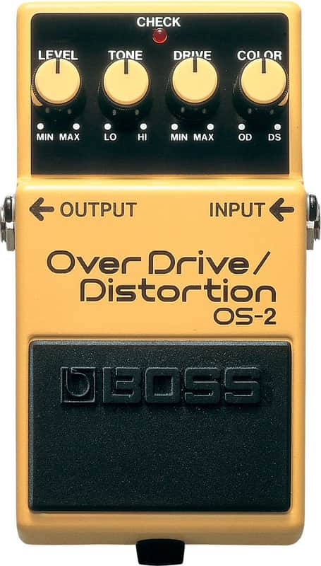 Boss OS-2 Overdrive and Distortion Guitar Effect Pedal image 1