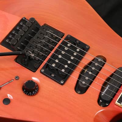 1980's Kramer Stagemaster Deluxe I Salmon Pink Orange image 7