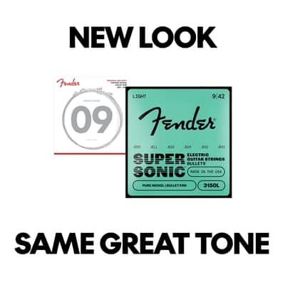 Fender SUPERSONIC BULLETS 3150L Pure Nickel Bullet End Electric Guitar String - .009-.042 image 5