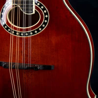 MD614 F-Style Oval Hole Mandolin W/ Pickup NEW image 8