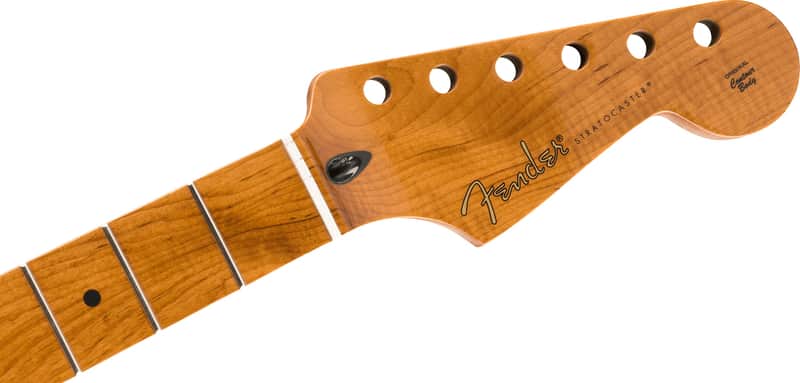 Fender Roasted Maple Stratocaster Neck, 21 Narrow Tall Frets, 9.5", Maple, C Shape image 1