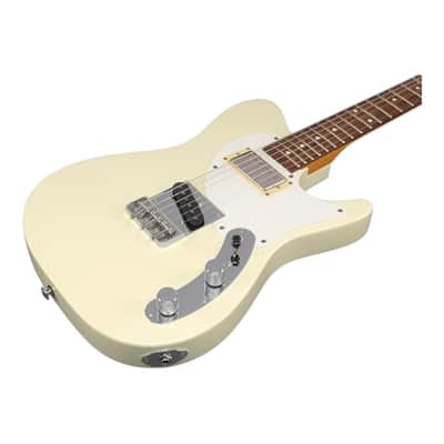 Ibanez FLATV2 Josh Smith Signature Electric Guitar, Mint Sand image 2