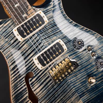 PRS 40th Anniversary Custom 24-08 Semi-Hollow Limited Edition - Faded Whale Blue image 13