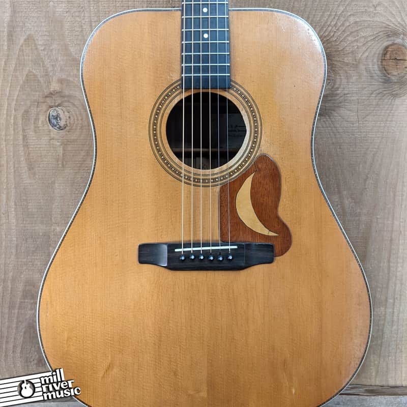 S.L. Mossman Flint Hills Dreadnought Acoustic 1974 w/ Hard Case image 1