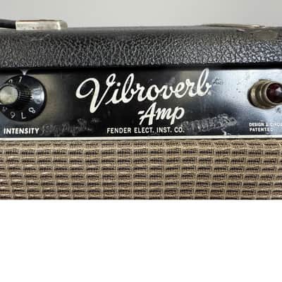 Fender Vibroverb w/ Factory JBL Speaker 1964 - Black Tolex image 6
