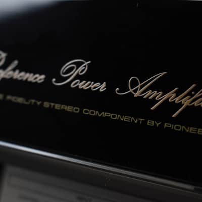 Pioneer M-90 Stereo power amplifier Black very good image 11