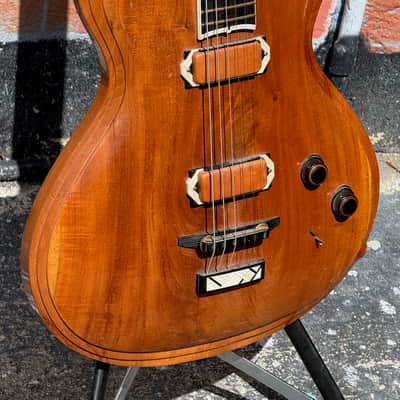 Jesselli Compact Art Nouveau Tiered Hollow-body 1995 - fabulous & ultra rare 1-off is one of Keith Richards Faves ! image 3