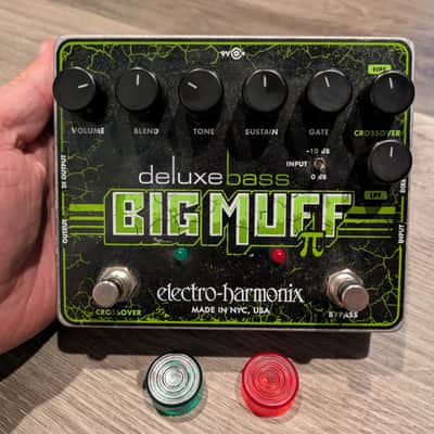 Electro-Harmonix Deluxe Bass Big Muff Pi Distortion / Sustainer 2012 - Present - Black / Green image 2