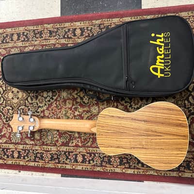 Amahi UK330C Classic Zebrawood Concert Ukulele 2010s - Natural image 8