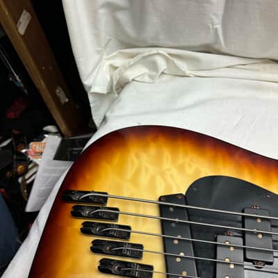 Halo Custom Guitars Custom Shop Clarus 5 Multiscale multi-scale Fanned Fret 5-string Bass 2018 image 3