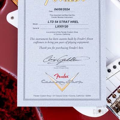 2024 Fender Custom Shop Limited Edition 1954 Stratocaster 70th Anniversary Heavy Relic, Cimarron Red Over Two-Tone Sunburst image 17