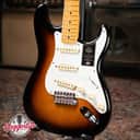 Fender American Vintage II 1957 Stratocaster Maple Fingerboard - 2-Color Sunburst with Hardshell Case - Demo