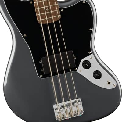SQUIER - Affinity Series Jaguar Bass H Laurel Fingerboard Black Pickguard Charcoal Frost Metallic - 0378501569 image 3