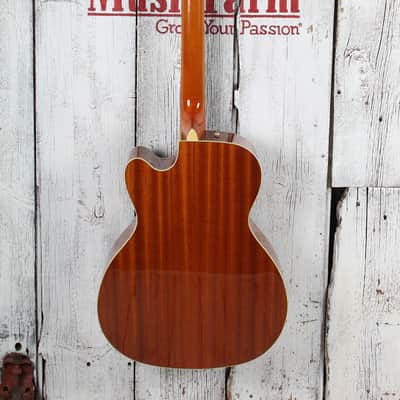 Fender FA-450CE 4 String Jumbo Cutaway Acoustic Electric Bass Guitar Sunburst image 8