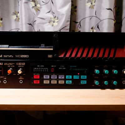 Akai S612 Sampler with Front Panel Animator (MIDI) Mod with MD280 image 1