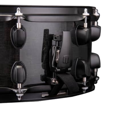 Mapex MPX Maple/Poplar Snare Drum - 8 x 14-inch - Black with Black Hardware (MPNMP4800BMB) image 3