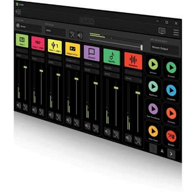 MACKIE MAINSTREAM Interface de streaming avec touches de commande image 9