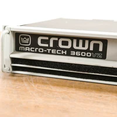 Crown Macro-Tech 3600VZ 2-Channel Power Amplifier CG0127T image 4