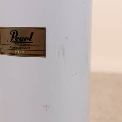 Pearl 6x18 Arctic White Aluminum Rocket Tom image 3