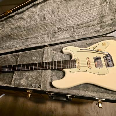 Schecter Nick Johnston HSS Traditional Electric Guitar - Olympic White image 3