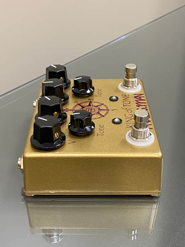 Analogman King of Tone V4 - Rare Gold with Purple Graphics - Red