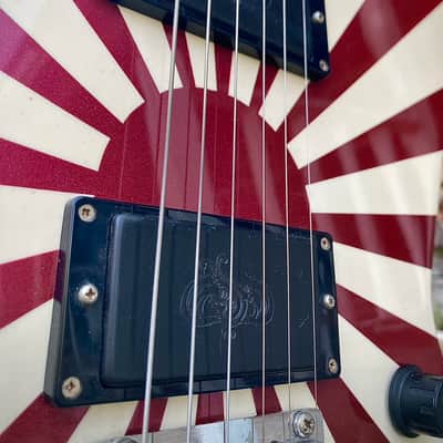 1980's Tokai Explorer FSD-70 Rising Sun Custom Paint #2 - JAPAN MIJ image 3