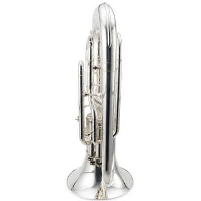 Jupiter JEP-470S Intermediate Bb Euphonium in Silver Plate SN D01052 image 11