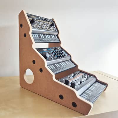 Behringer  Pro VS Phara O JT Mini synthesizer wooden MDF triple stand Pro VS Phara O JT Mini image 4